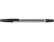 Lodīšu pildspalva “Forpus AIR” 0.7 mm (melna, caurspīdīgs korpuss)