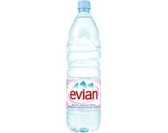 Негазированная минеральная вода «Evian» <nobr>(1.5 л)</nobr>