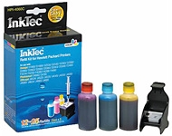 Заправочный комплект «InkTec HPI-4060C» для струйных картриджей HP 300/351 (цветной)