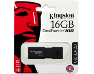 USB datu nesējs Kingston DataTraveler100 Black 16GB