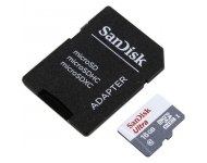  SanDisk Ultra Android MicroSDHC + SD Adapter 16GB