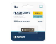 Platinet USB atmiņas karte 2,0 16GB S-Depo (Metal)