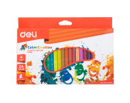 Смазка мелки DELI 24-х цветная пластмасса
