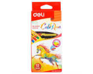 Масляная пастель ColoRun DELI 12-цветная