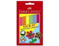 Бостик канцелярский  Faber-Castell Tack-It 50г -цветной